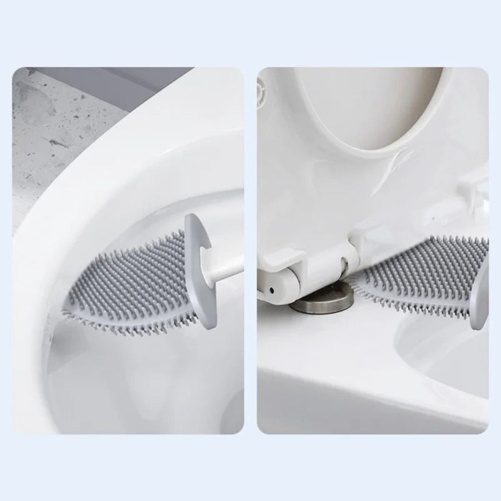 CleanRust | Rust-Free Toilet Cleaner Set with Silicone Brush & Holder
