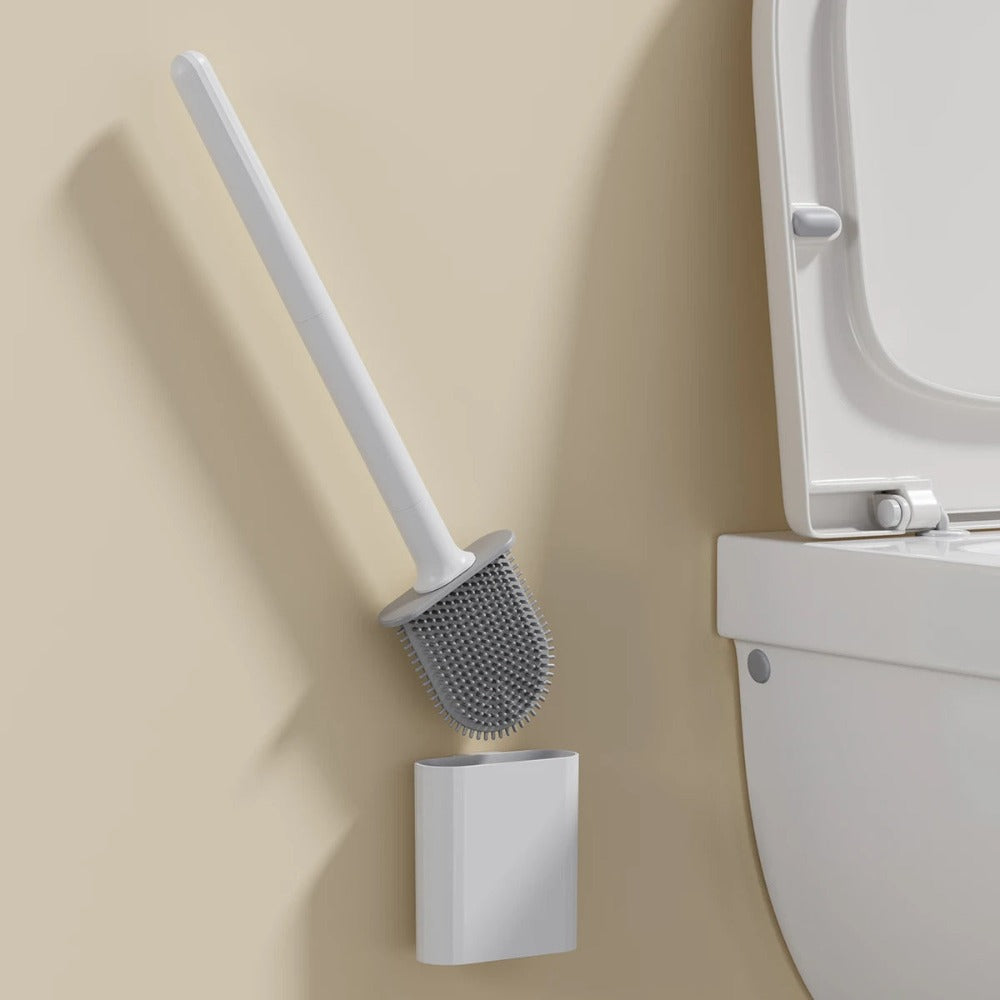 CleanRust | Rust-Free Toilet Cleaner Set with Silicone Brush & Holder
