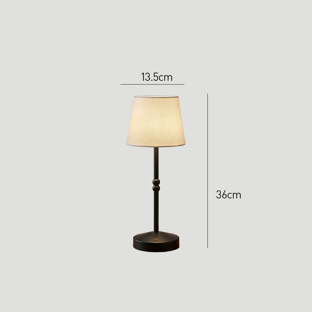 Noren | Rechargeable Dimmable Table Lamp with Nordic Vintage Fabric Design
