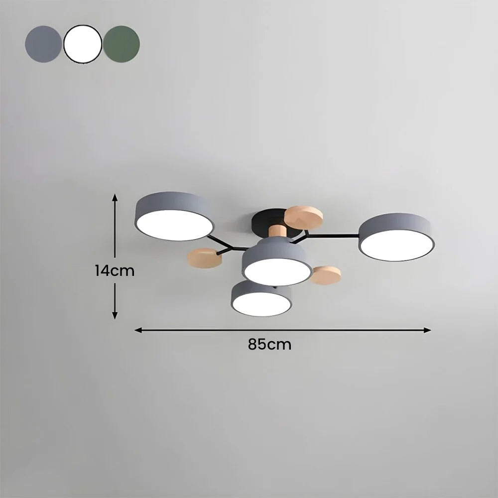 GlowLux | Modern LED Flush Mount Ceiling Light