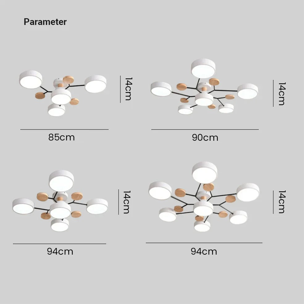 GlowLux | Modern LED Flush Mount Ceiling Light