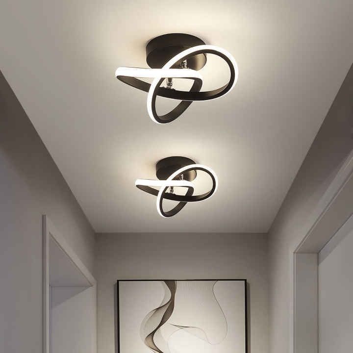 RingLux | Low-Profile LED Ceiling Light with Overlapping Ring Design