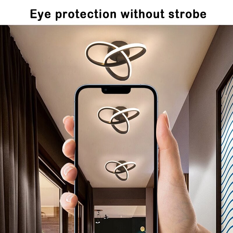 RingLux | Low-Profile LED Ceiling Light with Overlapping Ring Design