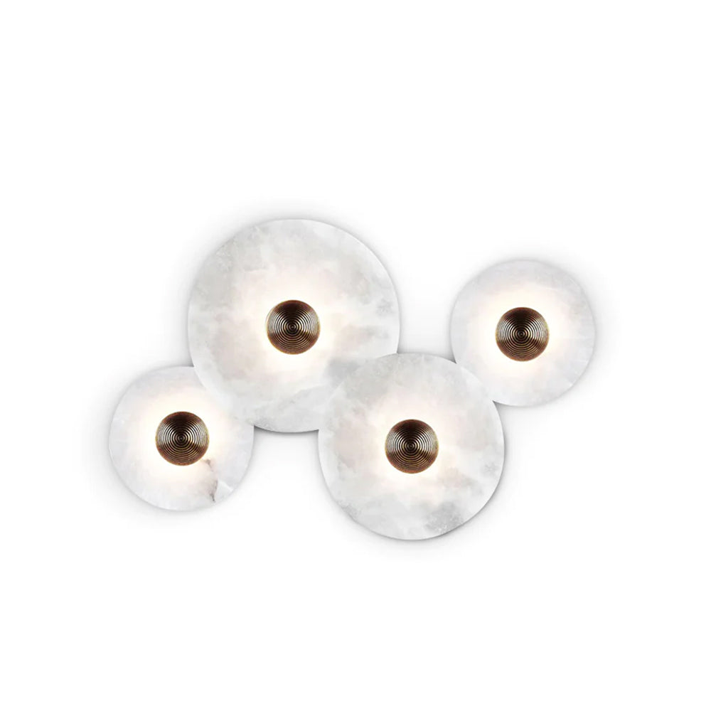 WallGlow | Stylish Round LED Flush Mount Wall Light