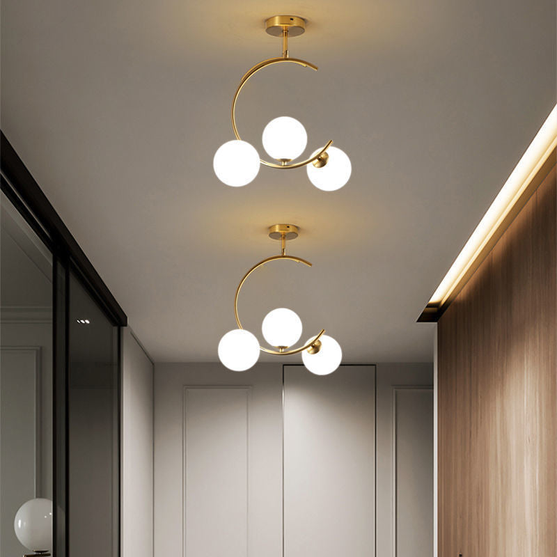 ScandiGlobe | Curved Globe Design Scandinavian Ceiling Light