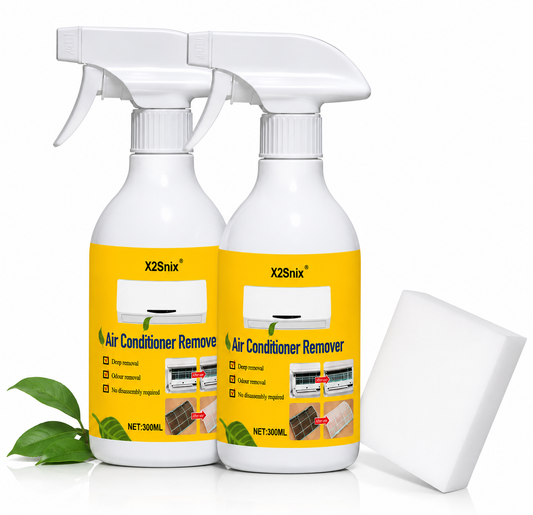 SimpleWash | Air Conditioner Maintenance Kit: Includes 2 Cleaner Bottles and Sponge
