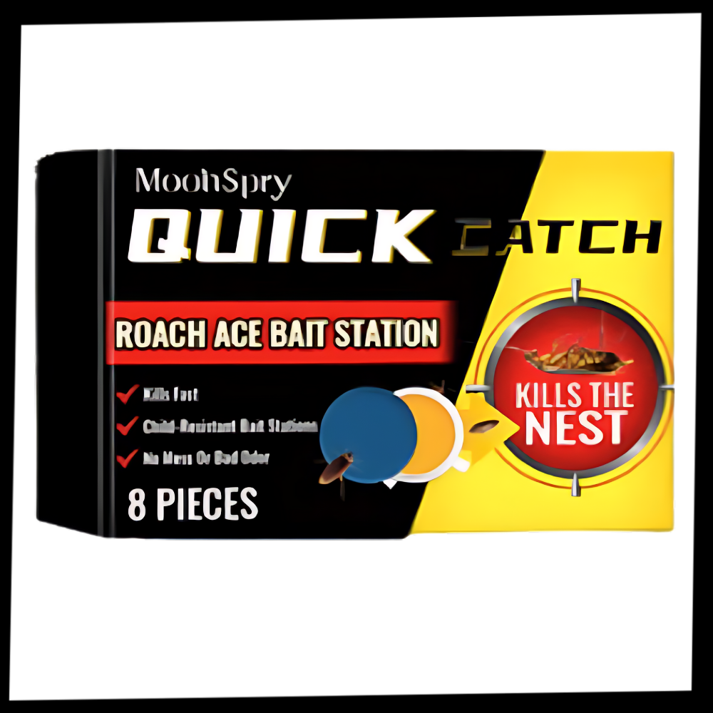 Unscented Cockroach Bait Station for Effective Home Pest Management