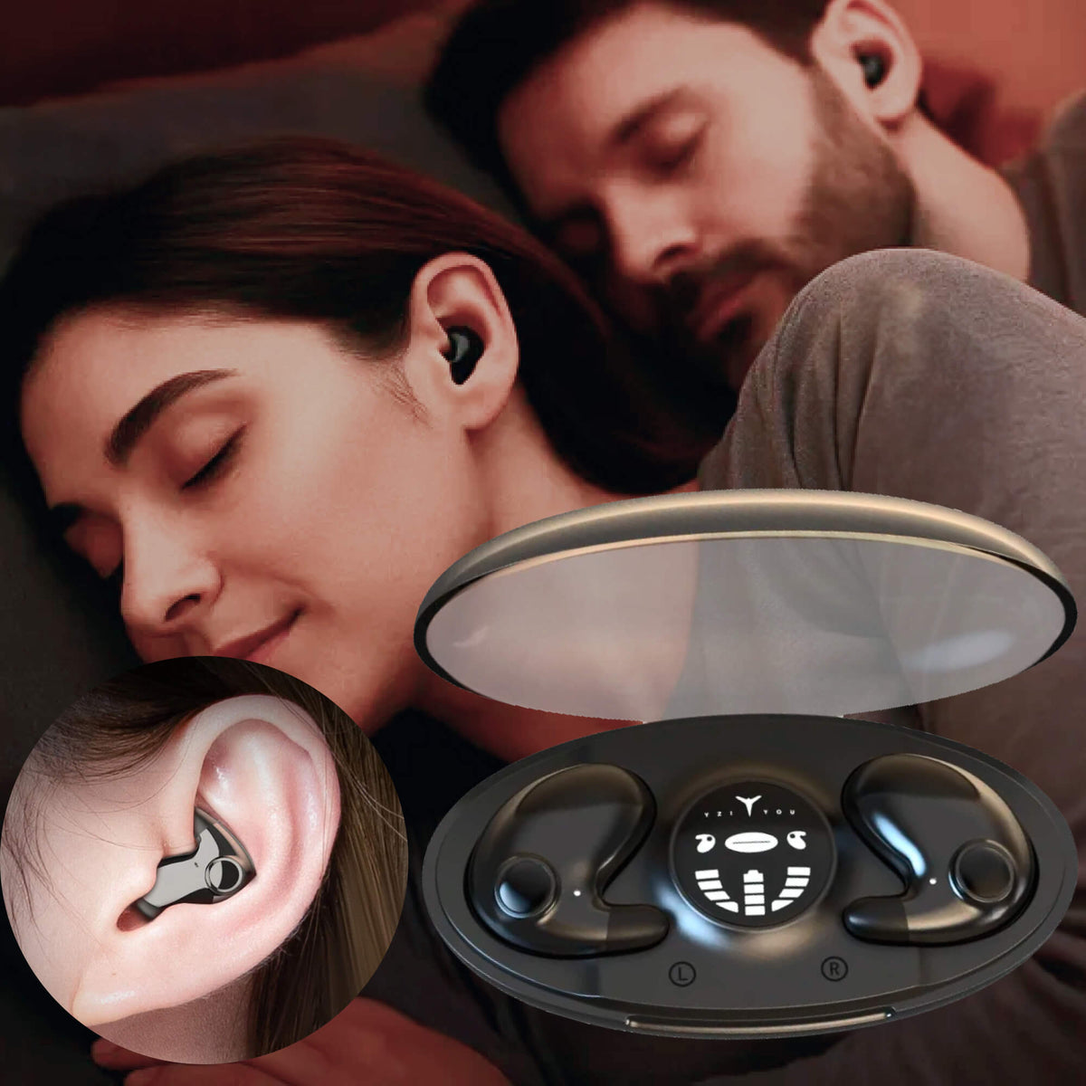 Wireless Sleep Earbuds – Compact Noise Cancelling Earbuds for Sleeping