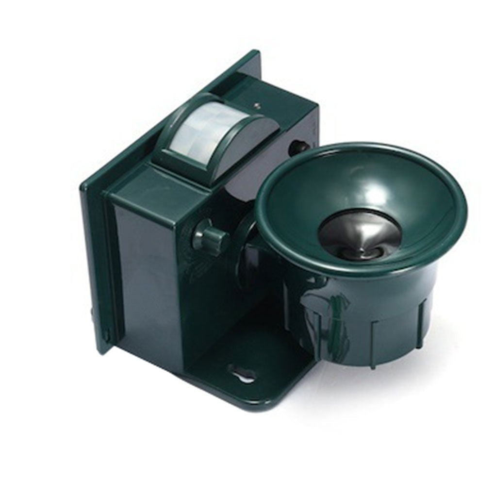 Elimin8 | Motion-Activated Garden Bird Deterrent with Sonic and Ultrasonic Pest Output