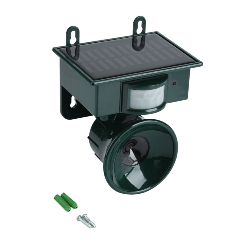 Elimin8 | Motion-Activated Garden Bird Deterrent with Sonic and Ultrasonic Pest Output
