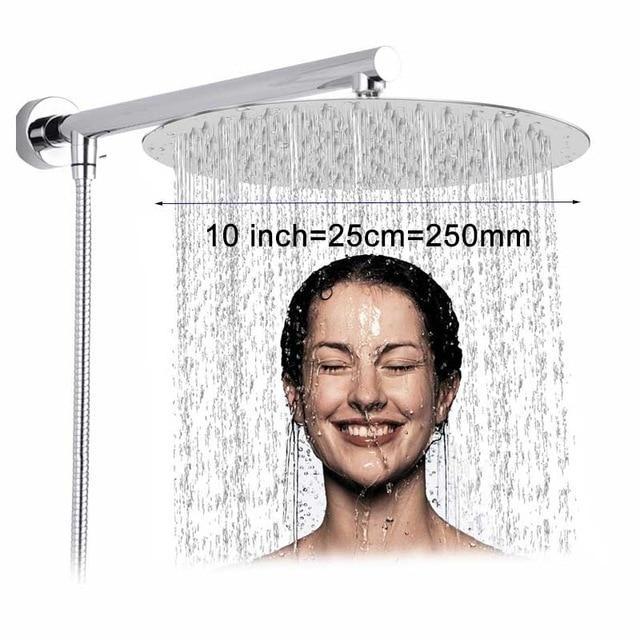 Ultra-Slim Wall-Mounted Rain Shower