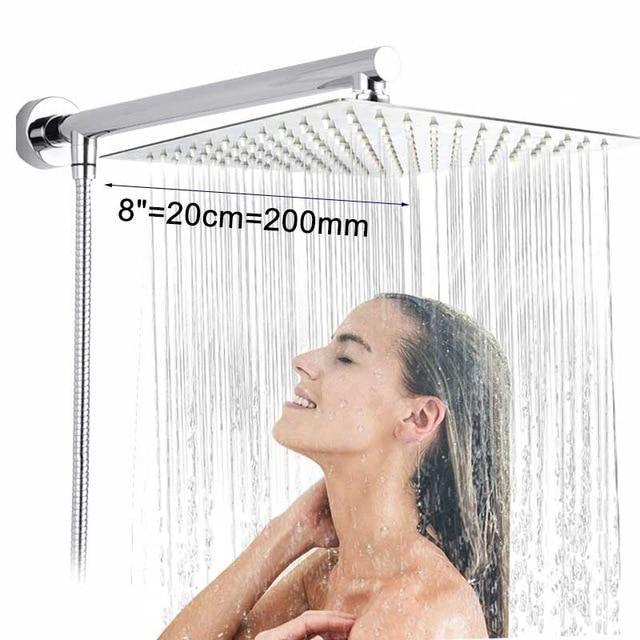 Ultra-Slim Wall-Mounted Rain Shower