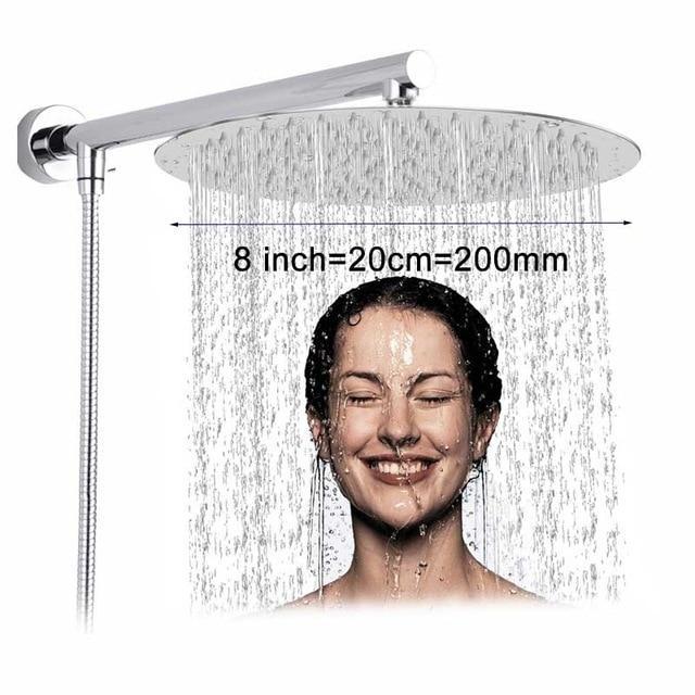 Ultra-Slim Wall-Mounted Rain Shower