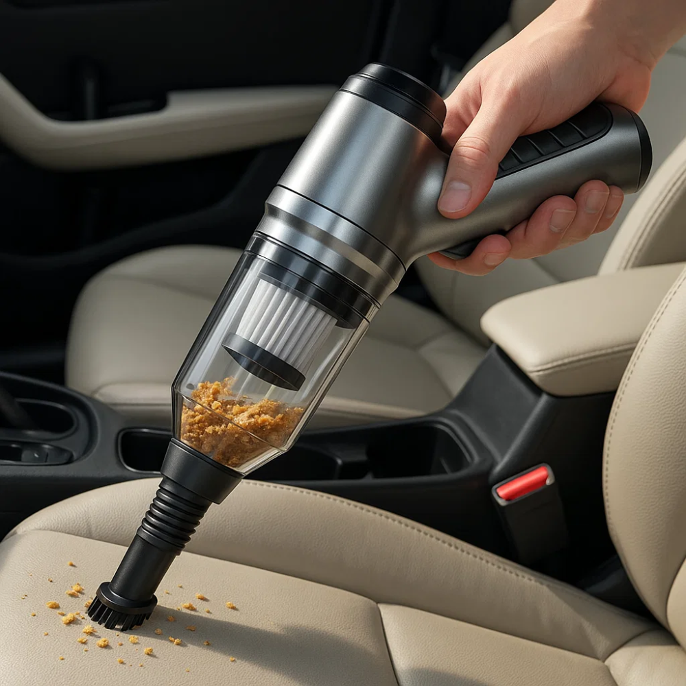 Handheld Car Vacuum Cleaner – Compact & Powerful Cordless Auto Vacuum