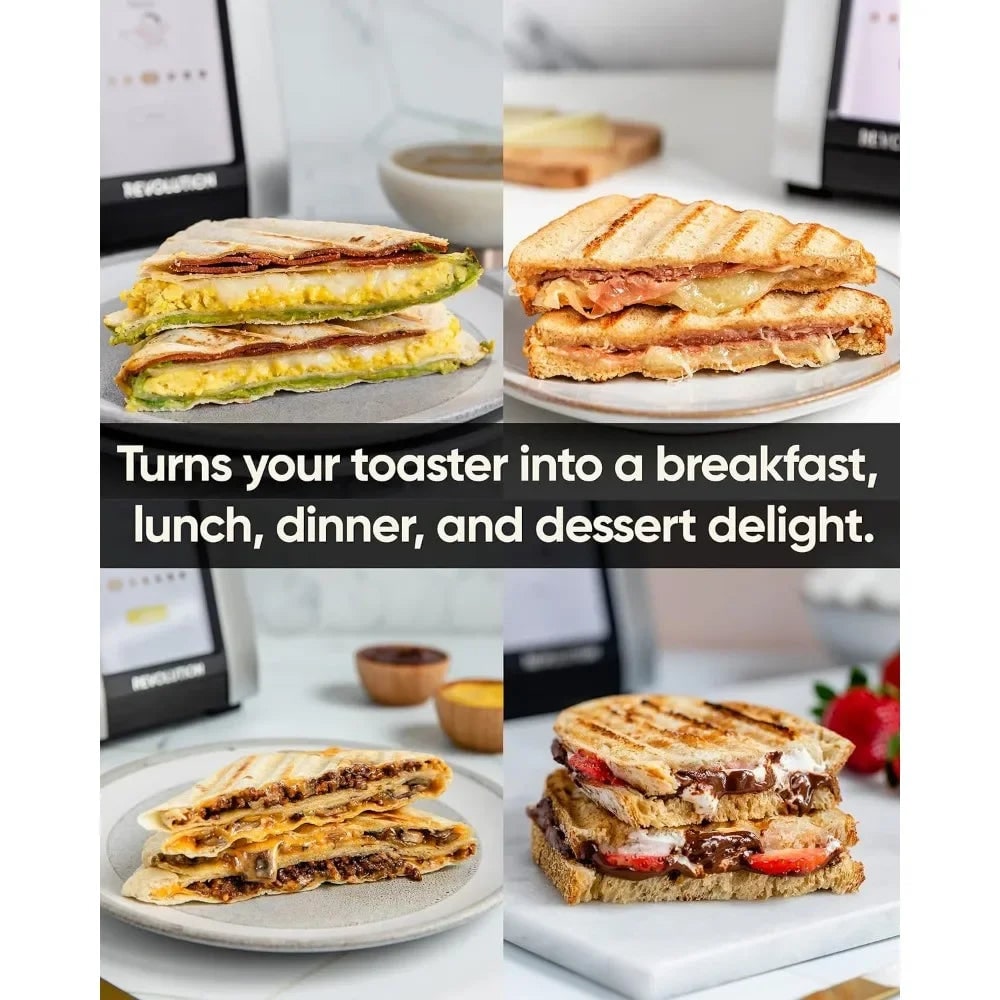 2-Slice Digital Toaster – Touchscreen, Panini Press & Warming Rack