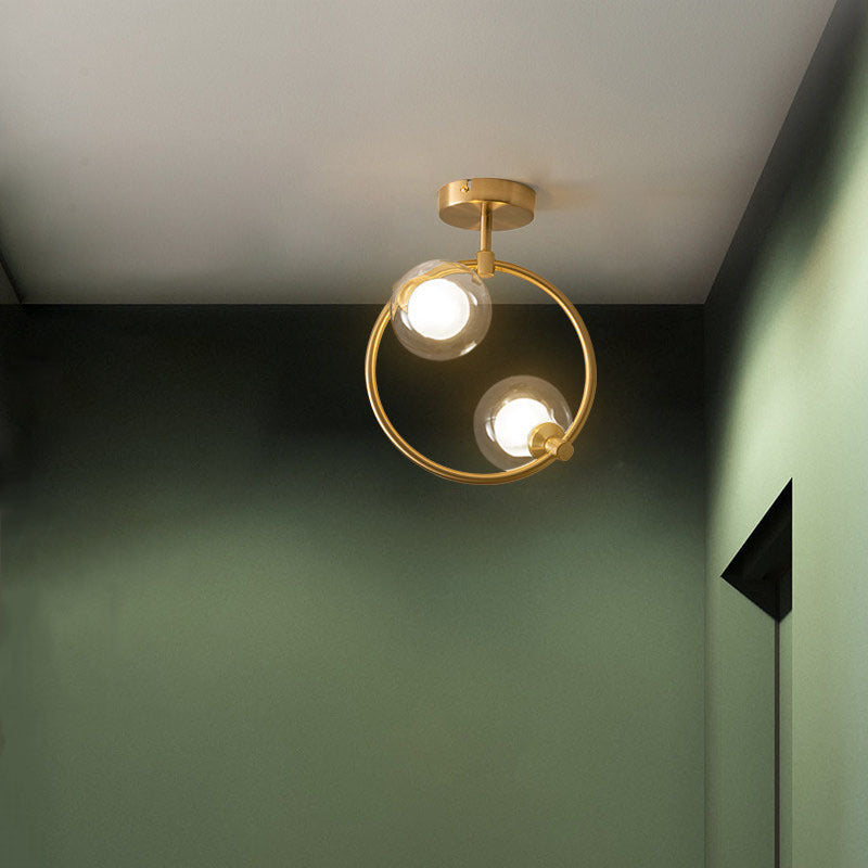 ScandiGlobe | Curved Globe Design Scandinavian Ceiling Light