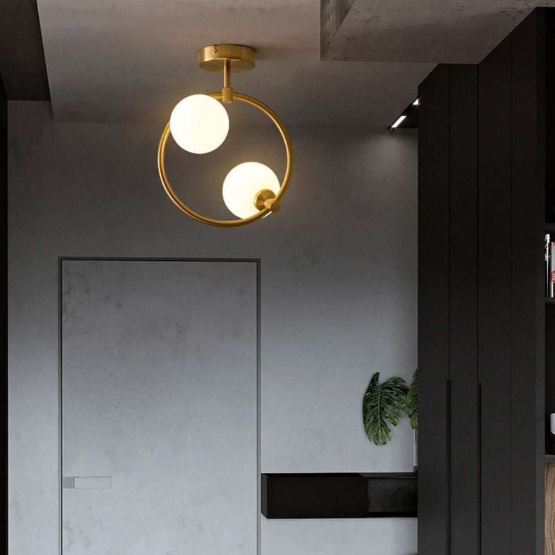 ScandiGlobe | Curved Globe Design Scandinavian Ceiling Light