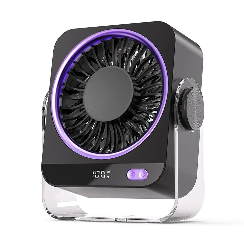 SmartFlow | Portable Rechargeable Desk Fan for Home and Office Use