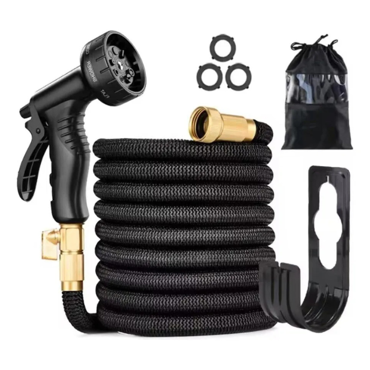 Expandable Garden Hose – Leak-Proof Hose with 8-Function Spray Nozzle